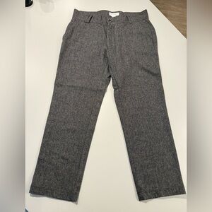 I Love Ugly Wool Slim Kobe Cropped Pants